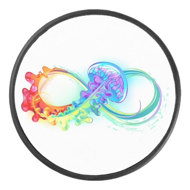 Disco De Hockey Infinity with Rainbow Jellyfish (Anverso)