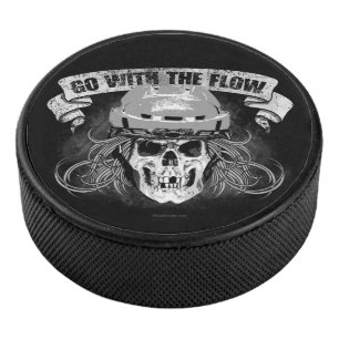 Disco De Hockey Ir con el flujo (cabello de hockey)