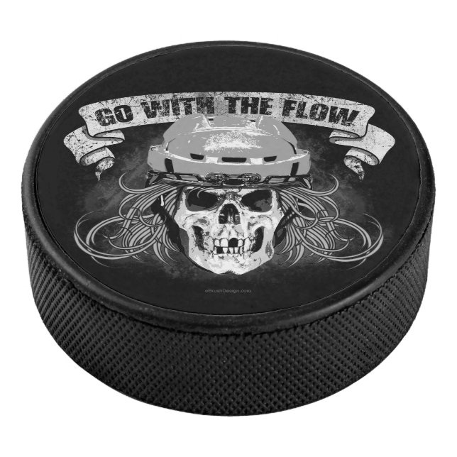 Disco De Hockey Ir con el flujo (cabello de hockey) (3/4)