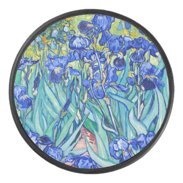 Disco De Hockey Irises Vincent van Gogh (Anverso)