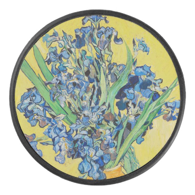 Disco De Hockey Irises Vincent van Gogh (Anverso)