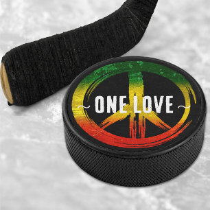 Disco De Hockey Jamaica Un amor rasta color símbolo de la paz jama