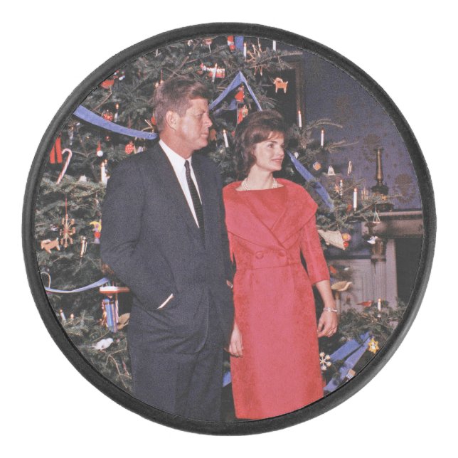 Disco De Hockey John Kennedy y Jacqueline (Anverso)