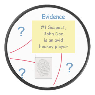 Disco De Hockey Junta para la resolución de crímenes misteriosos