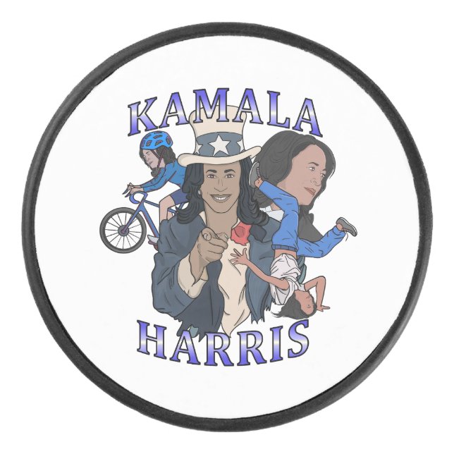 Disco De Hockey Kamala Harris Bootleg Rap Style (Anverso)