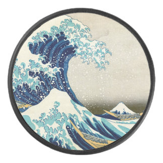Disco De Hockey Katsushika Hokusai - La gran ola de Kanagawa