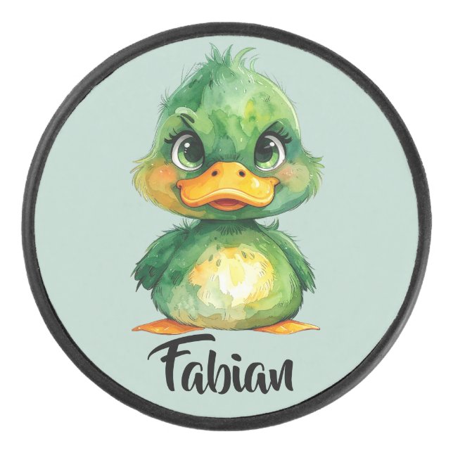 Disco De Hockey Kleine grüne Ente  (Anverso)