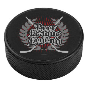 Disco De Hockey Leyenda de la Liga de Cerveza de Hockey