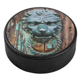 Disco De Hockey Llamando a la puerta del cielo