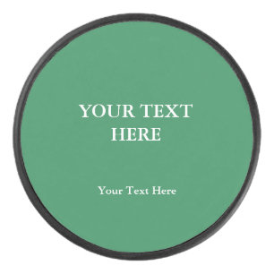 Disco De Hockey Llanura verde marina elegante Minimalista moderno