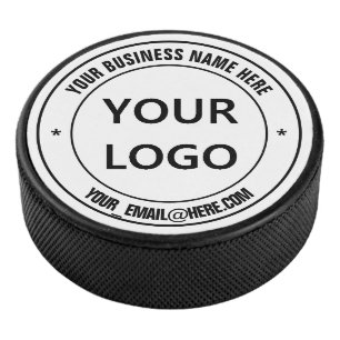 Disco De Hockey Logotipo del personalizado Su nombre Correo electr