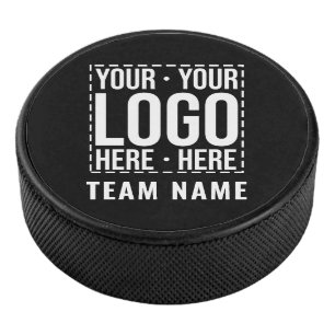 Disco De Hockey Logotipo Empresarial Personalizado Corporativo Mod