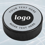 Disco De Hockey Logotipo simple con promoción de negocios de texto<br><div class="desc">Añade tu propio logotipo y elección de texto a este diseño. Eliminar el texto superior o inferior si lo prefiere. Minimalista y profesional. Ideal para empleados y empleados,  como producto promocional para clientes y clientes,  en ferias y eventos corporativos,  y por patrocinio.</div>
