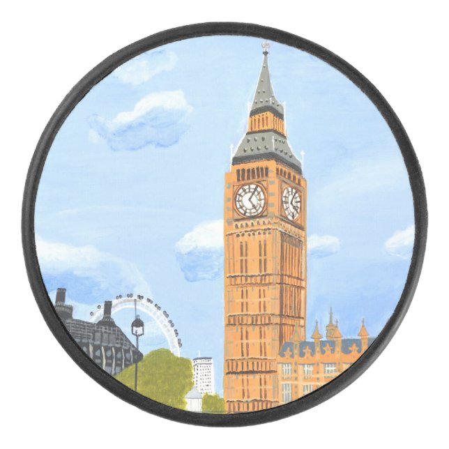Disco De Hockey Londres Big Ben (Anverso)