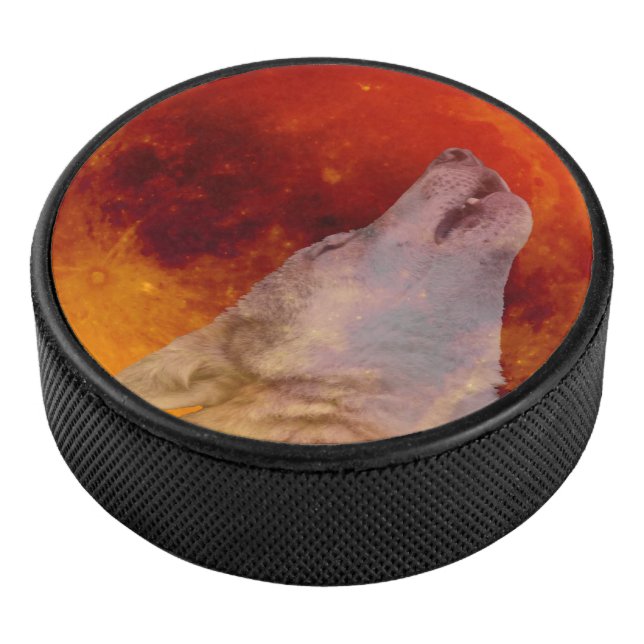 Disco De Hockey Luna de lobo de sangre (3/4)