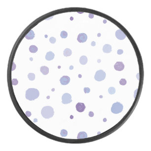 Disco De Hockey lunares pintados a mano