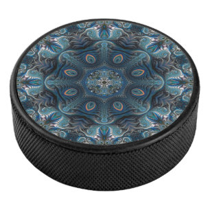 Disco De Hockey Mandala espacial misteriosa