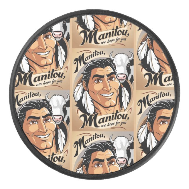 Disco De Hockey Manitou (Anverso)