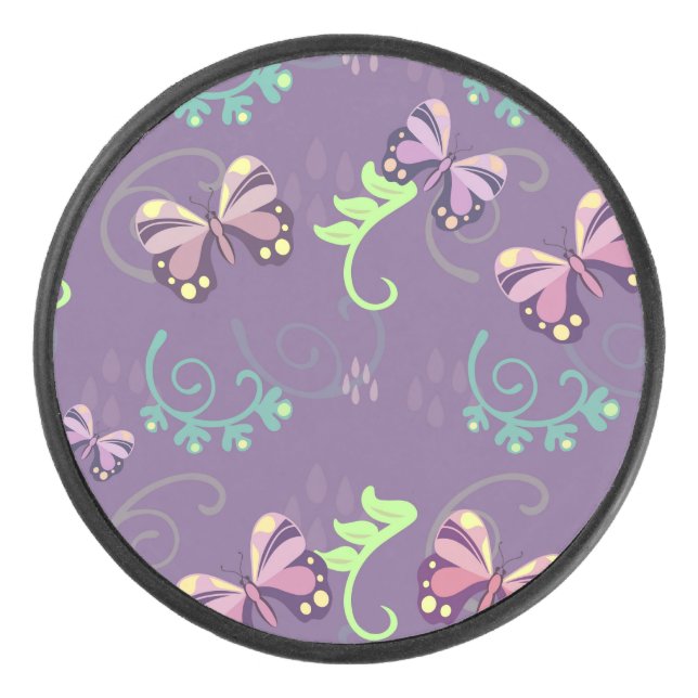 DISCO DE HOCKEY MARIPOSAS (Anverso)