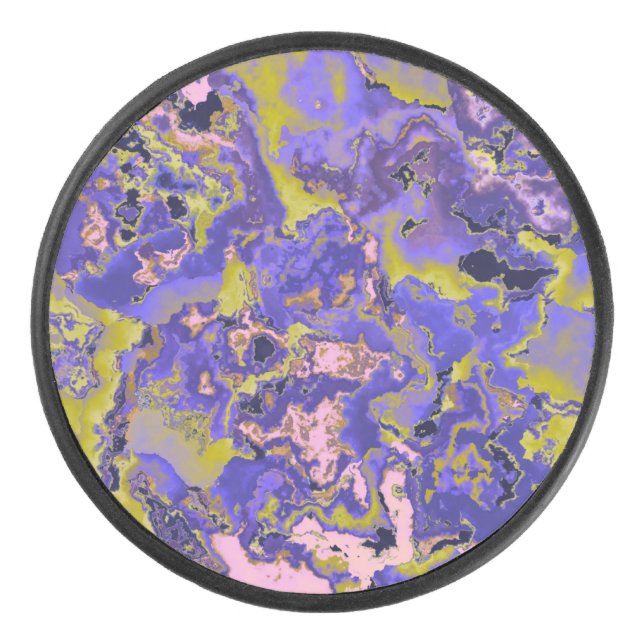 Disco De Hockey Mármol radiactivo (Anverso)