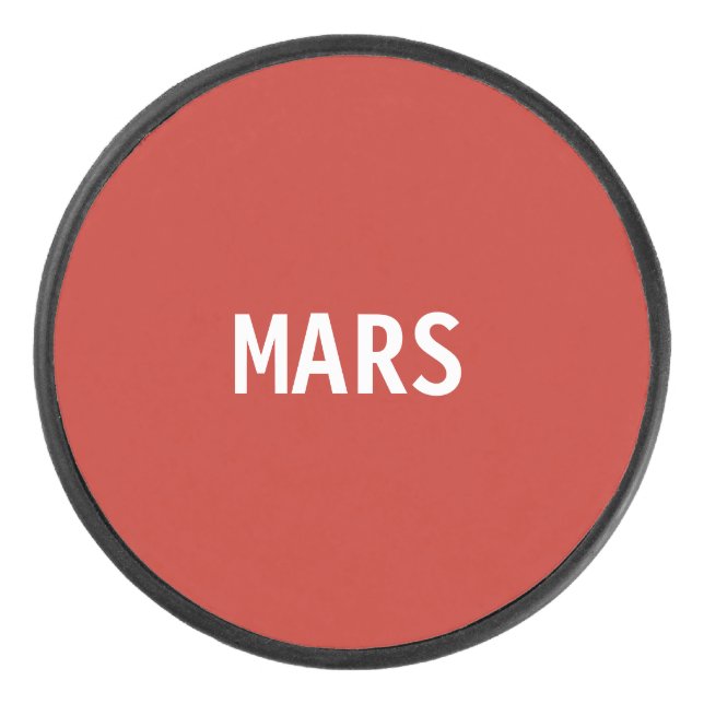 Disco De Hockey Mars Hockey Puck (Anverso)