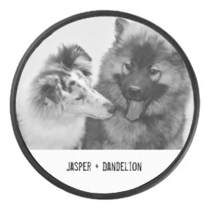 Disco De Hockey Mascota simple, moderno Personalizado o foto perso