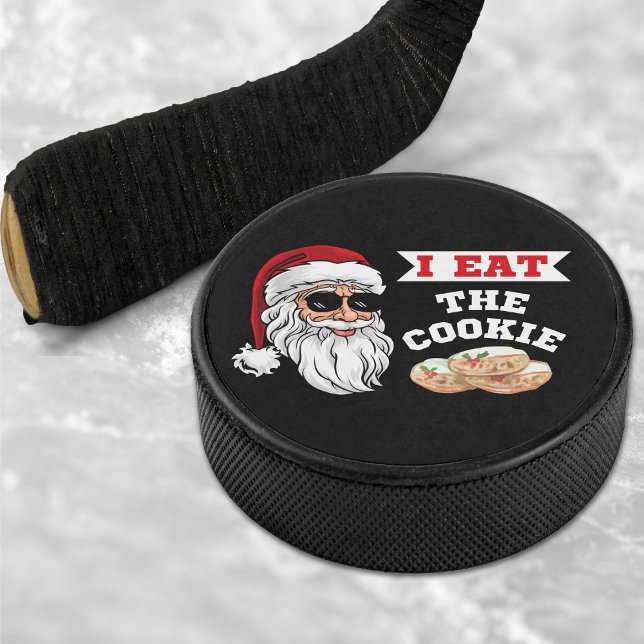 Disco De Hockey Me Comí Los Famosos Chistes De Santa Navidades De  (I Eat The Cookie Funny Dirty Joke Santa Christmas Hockey Puck)