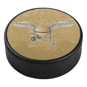 Disco De Hockey Mezclador de hormigón beige