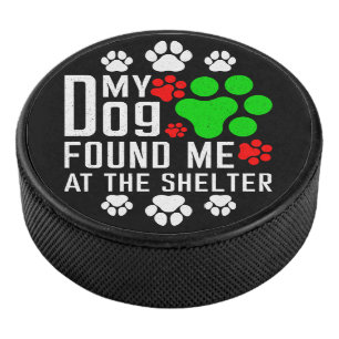 Disco De Hockey Mi Perro Me Encontró En El Refugio De Los Amantes
