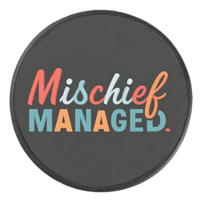 Disco De Hockey Mischief Managed (Anverso)