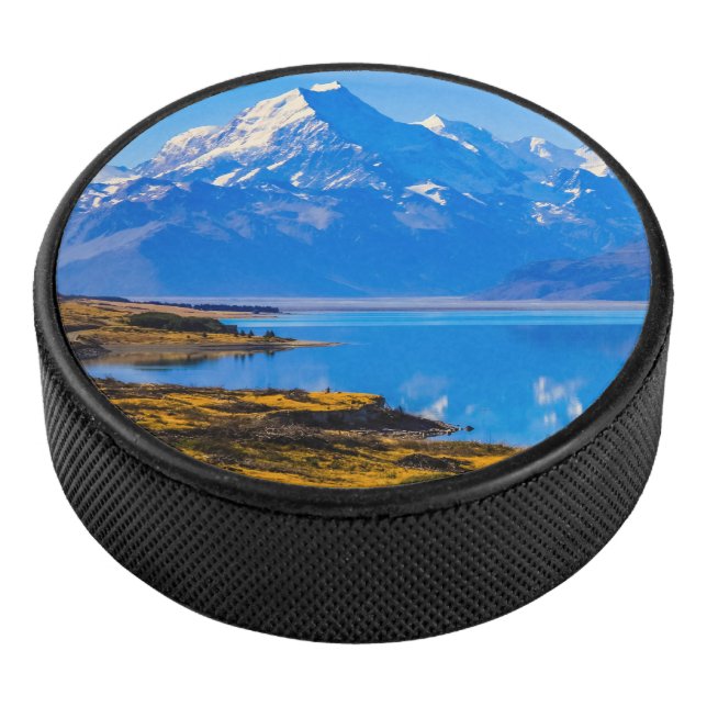 Disco De Hockey Monte Cook con vistas al lago Pukaki, NZ (3/4)