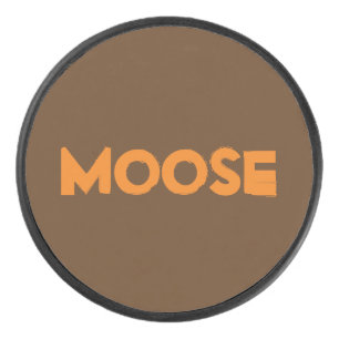 Disco De Hockey Moose Hockey Puck