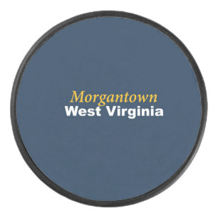 Disco De Hockey Morgantown, West Virginia Hockey Puck