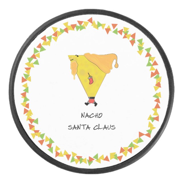Disco De Hockey Nacho Santa con chile (Anverso)