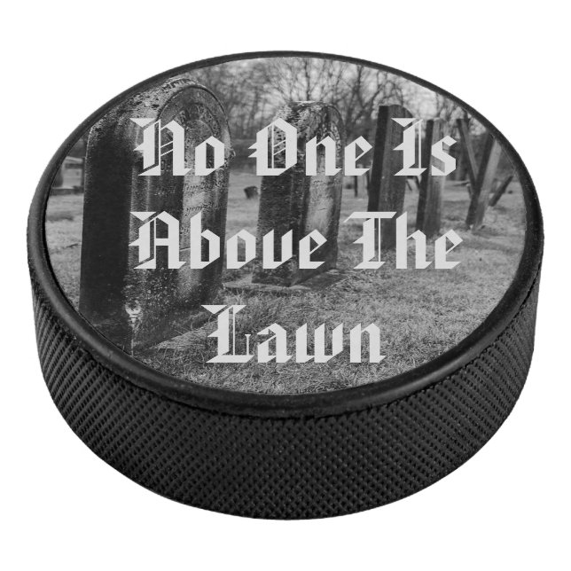 Disco De Hockey Nadie Está Sobre El Césped (3/4)