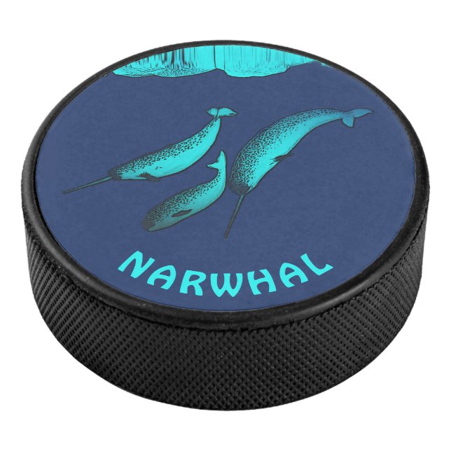 Disco De Hockey Narwhal Bajo El Hielo (3/4)