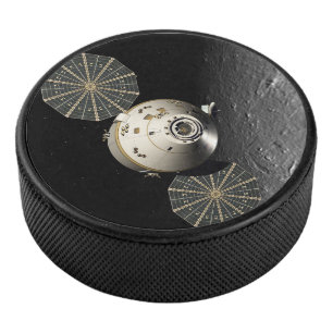 Disco De Hockey Nave espacial Orion en órbita lunar