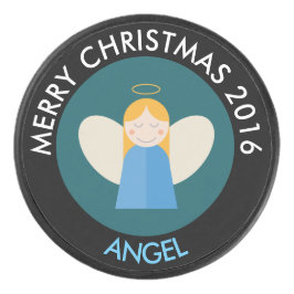 Disco De Hockey Navidades Angel Hockey Puck