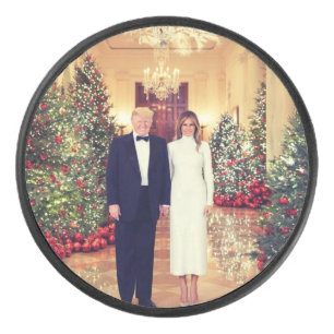 Disco De Hockey Navidades de Trump para la Casa Blanca