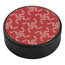 Disco De Hockey Navidades Garland Red, decoración de Navidades, na