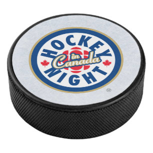 Disco De Hockey Noche de hockey en Canadá