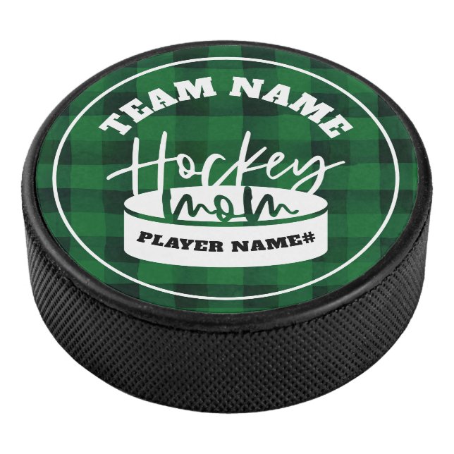 Disco De Hockey Nombre del equipo Hockey Mamá Personalizado Hockey (3/4)