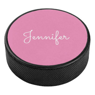 Disco De Hockey Nombre personal del personalizable, Nombre persona