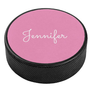 Disco De Hockey Nombre personal del personalizable, Nombre persona
