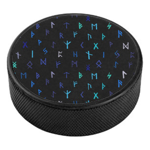 Disco De Hockey Norse en la pista de hockey nocturno