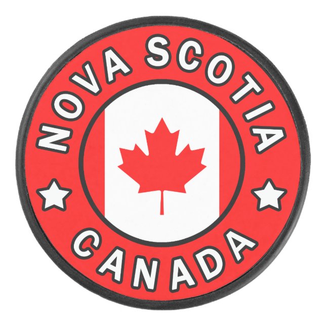 Disco De Hockey Nueva Escocia Canadá (Anverso)