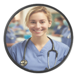 Disco De Hockey Nurse Photo Customize Personalize