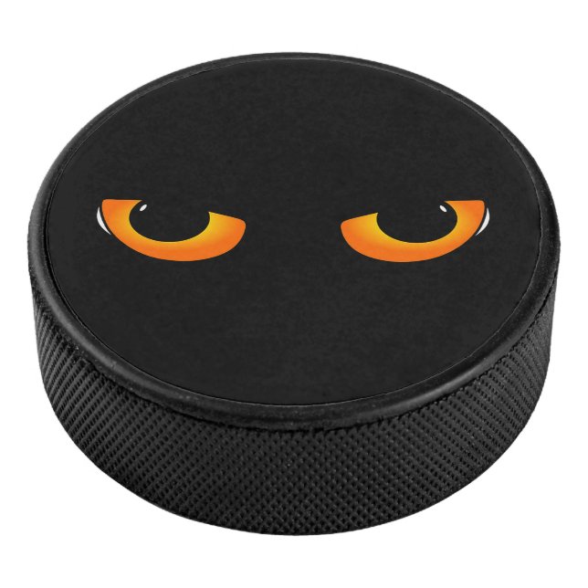 Disco De Hockey Ojos de gato fantasmagóricos (3/4)