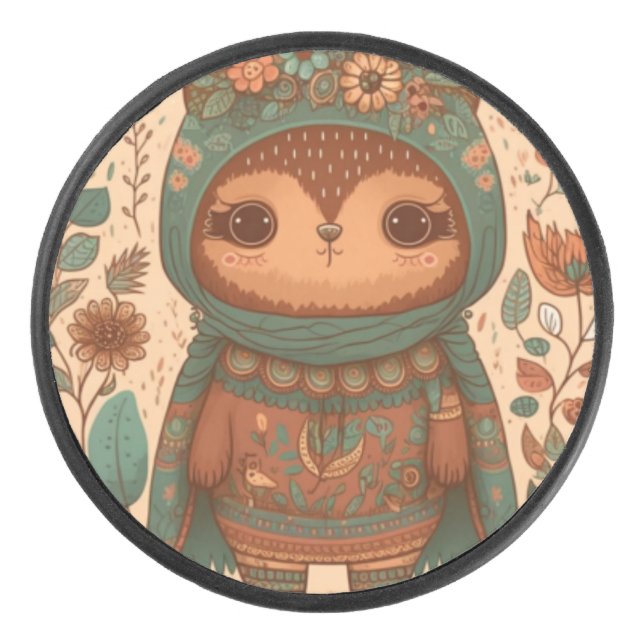 Disco De Hockey Oleostoma cute boho (Anverso)