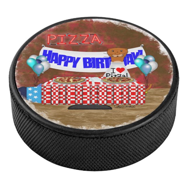 Disco De Hockey Oliver ¡El Otter tiene 6 años! Feliz cumpleaños (3/4)